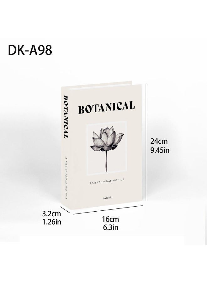 أوليس فيرس  ٤ قطع من كتب الزينة المحايدة للديكور المنزلي – كتب وهمية بتصميم نوردي حديث غير لامع | مجموعة كتب مزيّفة بسيطة للرفوف، طاولة القهوة، غرفة المعيشة، المكتب والغرفة، زينة أنيقة وعصرية - Image 3